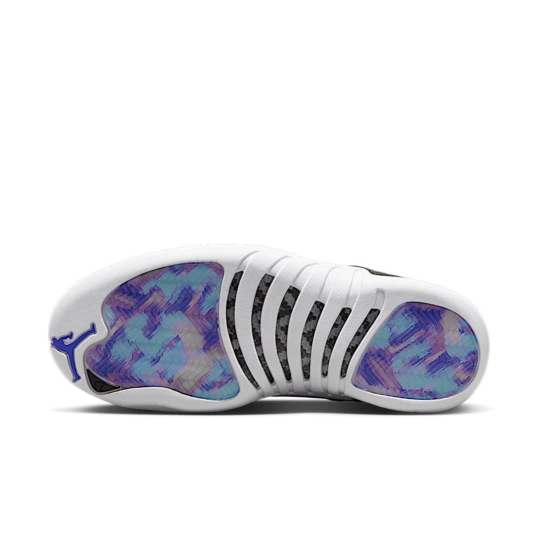 Air Jordan 12 Retro Hyper Royal, Black/Hyper Royal/Metallic Silver/White (AO6068-004)