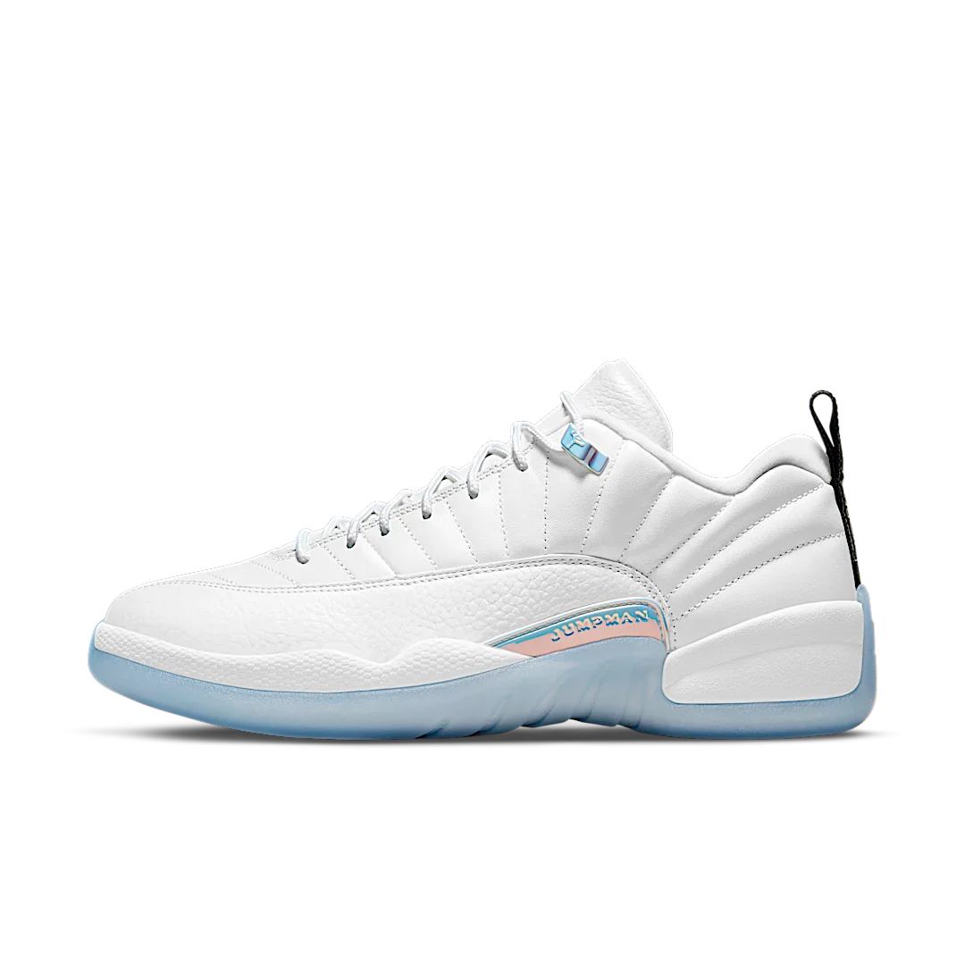 Air Jordan 12 Retro Low Easter (2021), White/White-Multi-Color (DB0733-190)
