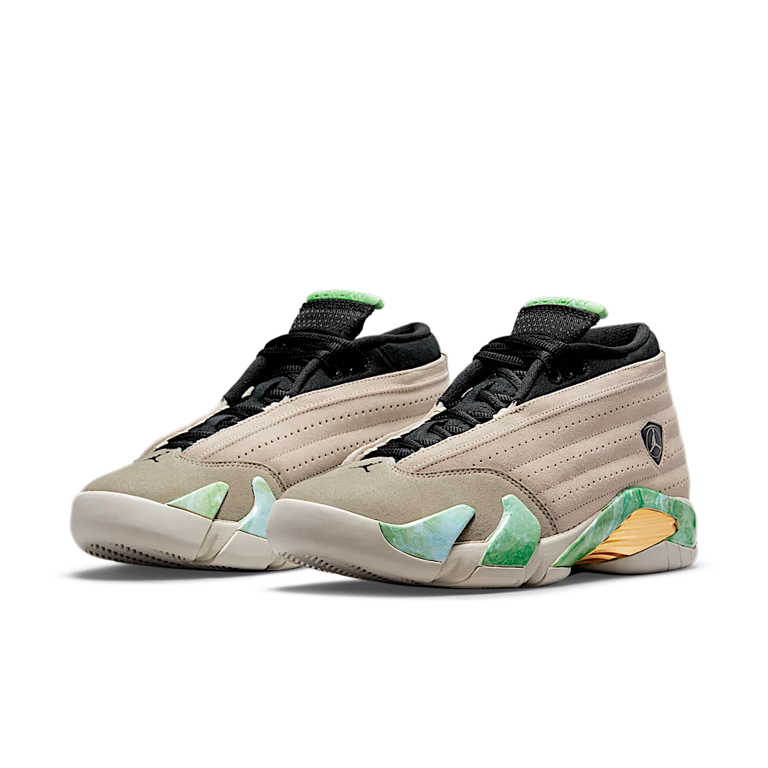 Air Jordan 14 Retro Aleali May Fortune, Light Sand/Light Sand-White (DJ1034-200)