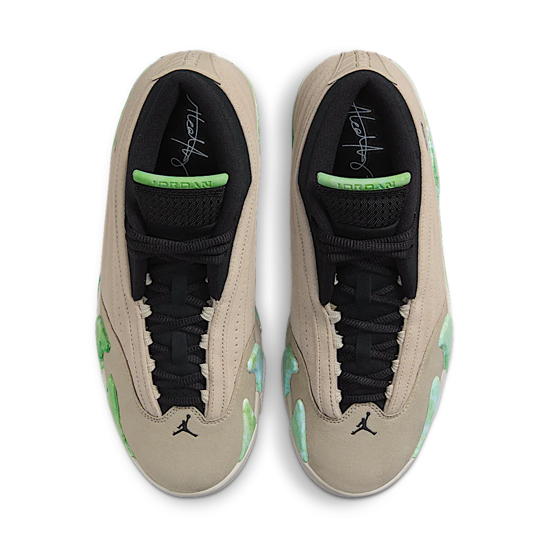 Air Jordan 14 Retro Aleali May Fortune, Light Sand/Light Sand-White (DJ1034-200)