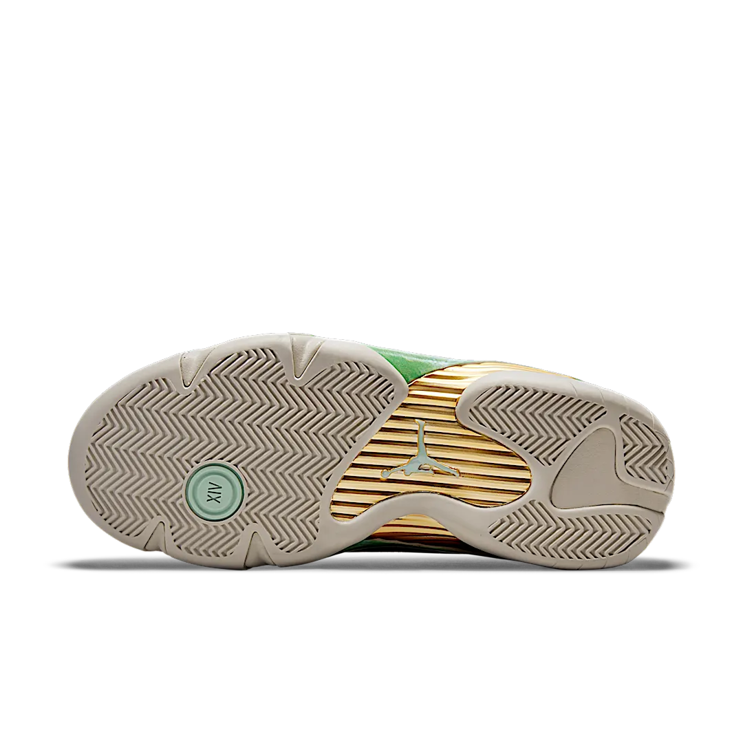 Air Jordan 14 Retro Aleali May Fortune, Light Sand/Light Sand-White (DJ1034-200)