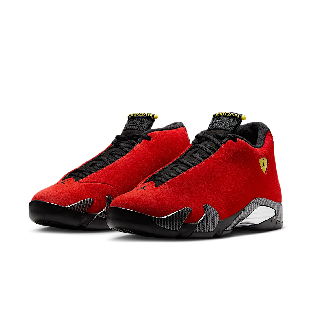 Air Jordan 14 Retro Ferrari (2025), Challenge Red/Black-Vibrant Yellow-Anthracite (IF5015-600)