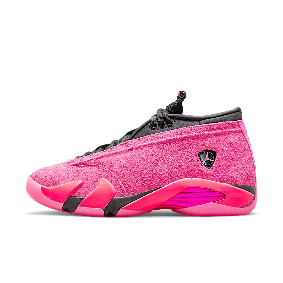 Air Jordan 14 Retro Low Shocking Pink, Shocking Pink/Bright Crimson-Black-Metallic Purple (DH4121-600)