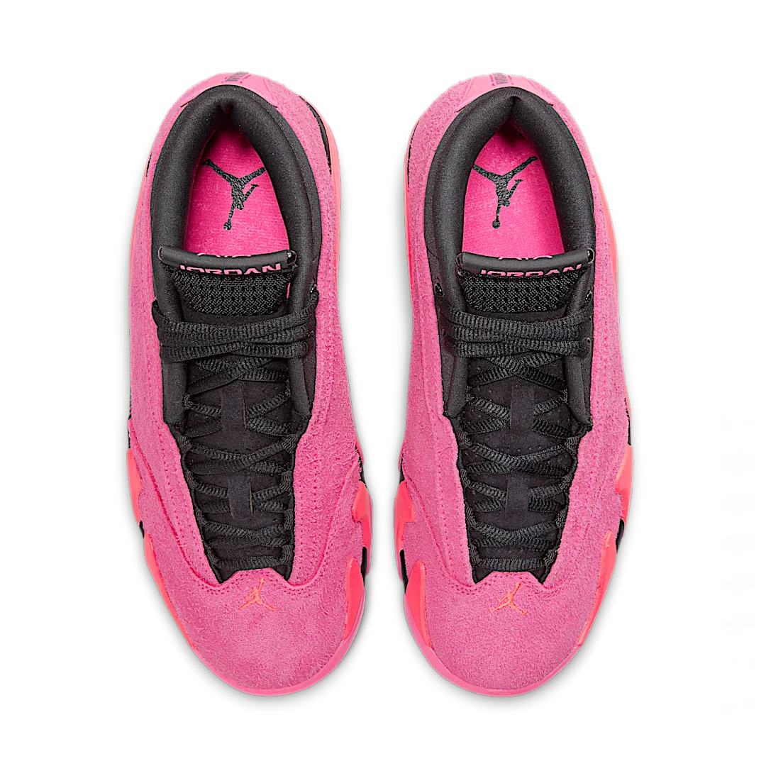 Air Jordan 14 Retro Low Shocking Pink, Shocking Pink/Bright Crimson-Black-Metallic Purple (DH4121-600)