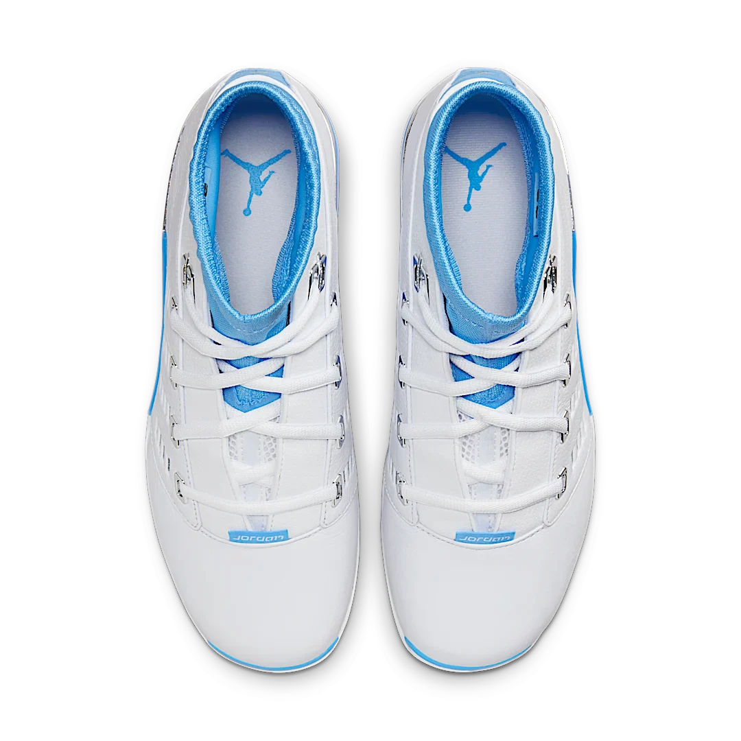 Air Jordan 17 Retro Low SP University Blue (2024), White/University Blue-Chrome-Black (FJ0395-101)