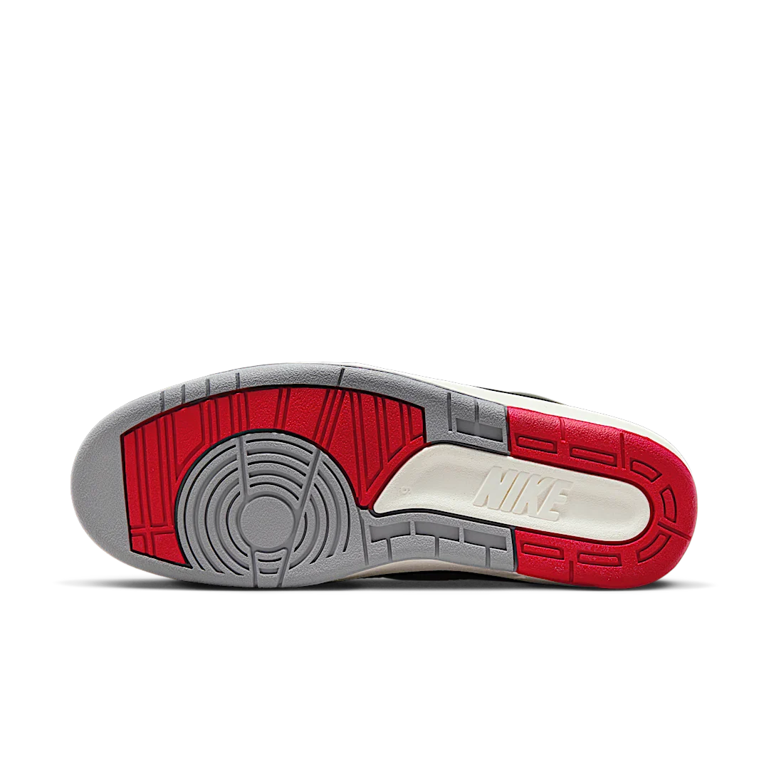 Air Jordan 2 Retro Black Cement, Black/Cement Grey/Fire Red/Sail (DR8884-001)