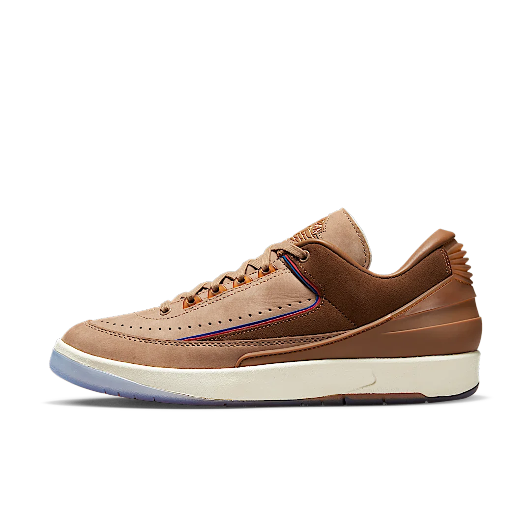 Air Jordan 2 Retro Low Two 18, Rocky Tan/British Tan-Gym Red-Team Royal (DV7129-222)