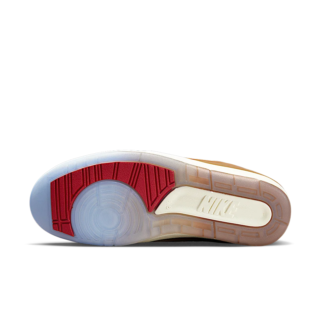 Air Jordan 2 Retro Low Two 18, Rocky Tan/British Tan-Gym Red-Team Royal (DV7129-222)