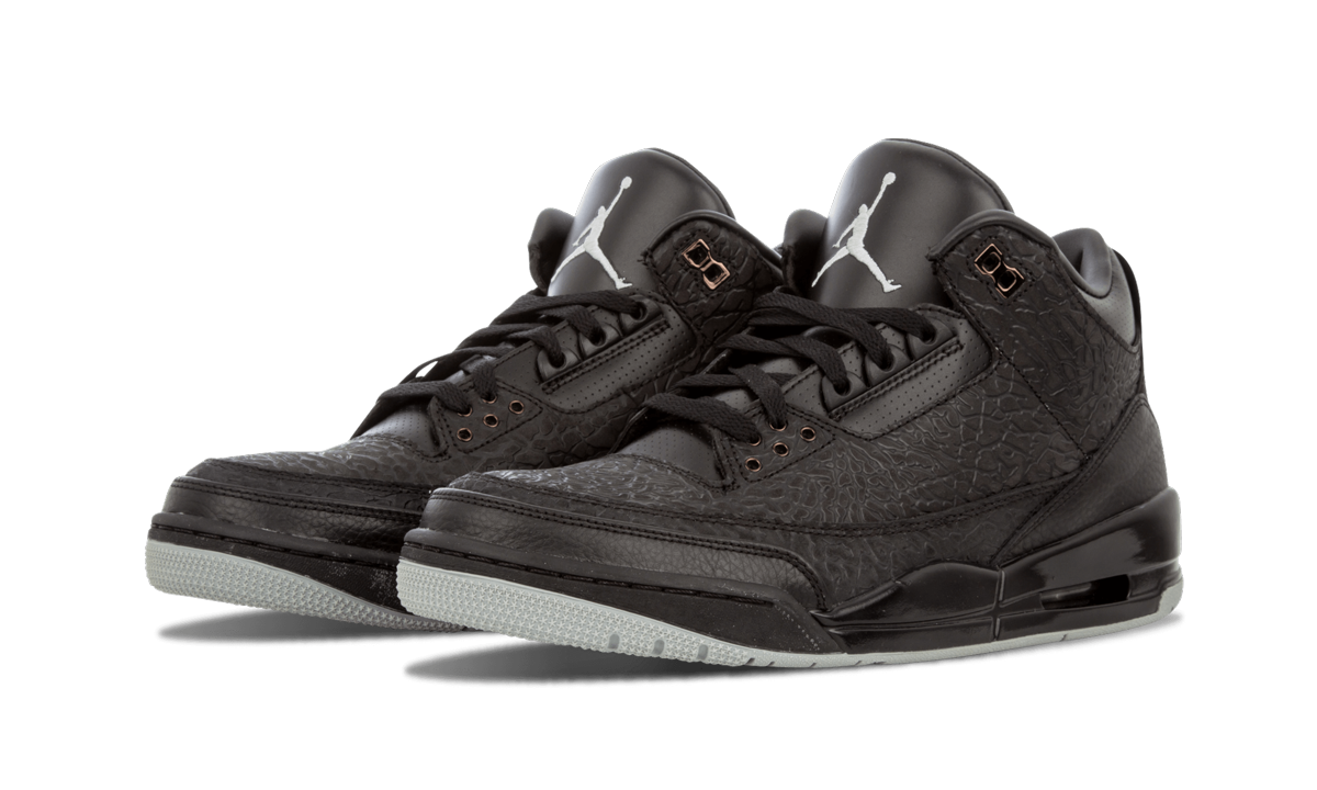 Air Jordan 3 Retro Black Flip