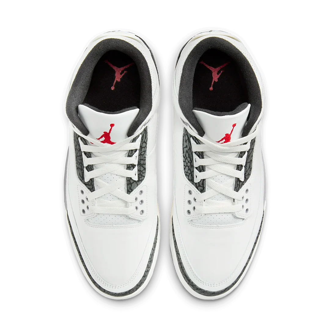 Air Jordan 3 Retro Cement Grey, Summit White/Fire Red/Cement Grey/Black (CT8532-106 / DM0967-106)