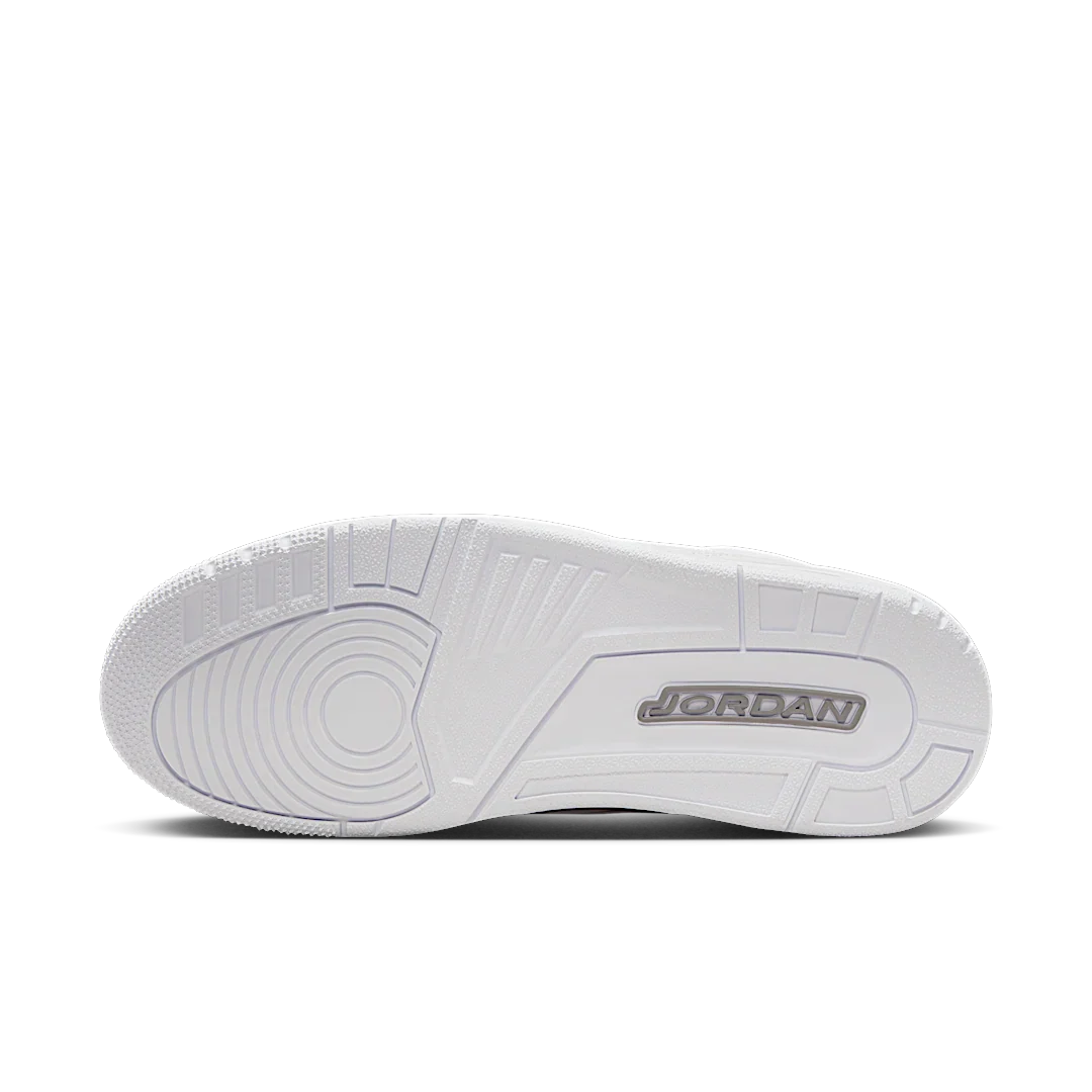 Air Jordan 3 Retro Pure Money (2025), White/White/Metallic Silver (CT8532-111)
