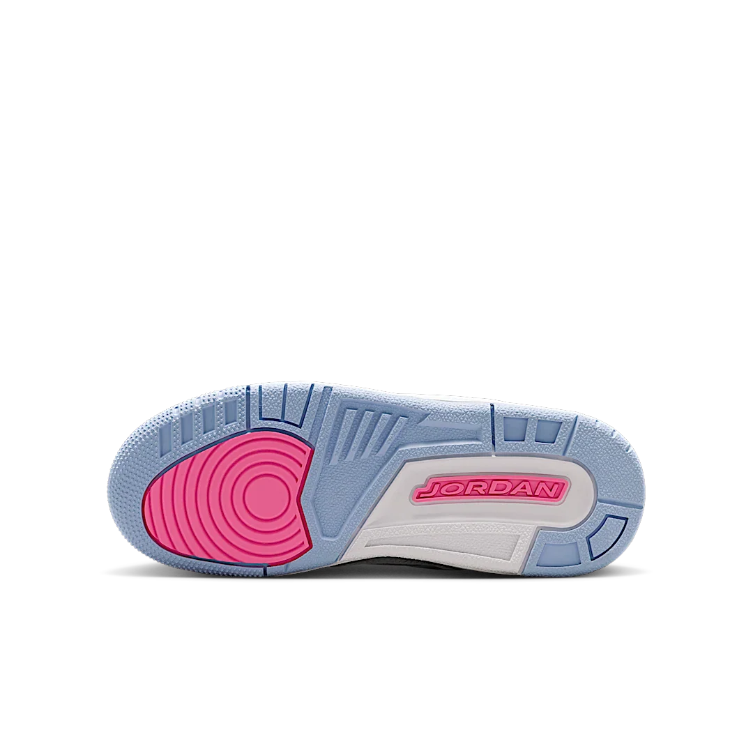 Air Jordan 3 Retro White Cobalt Bliss, White/Cobalt Bliss/Football Grey/Pink Glow (HQ0784-101)