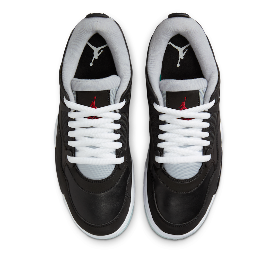 Air Jordan 4 RM Black Metallic, Black/Wolf Grey/White/Fire Red (HV5184-010)