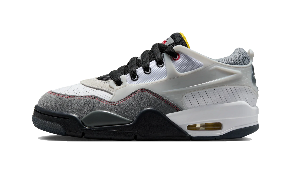 Air Jordan 4 RM Premium White Black Smoke Grey Fire Red