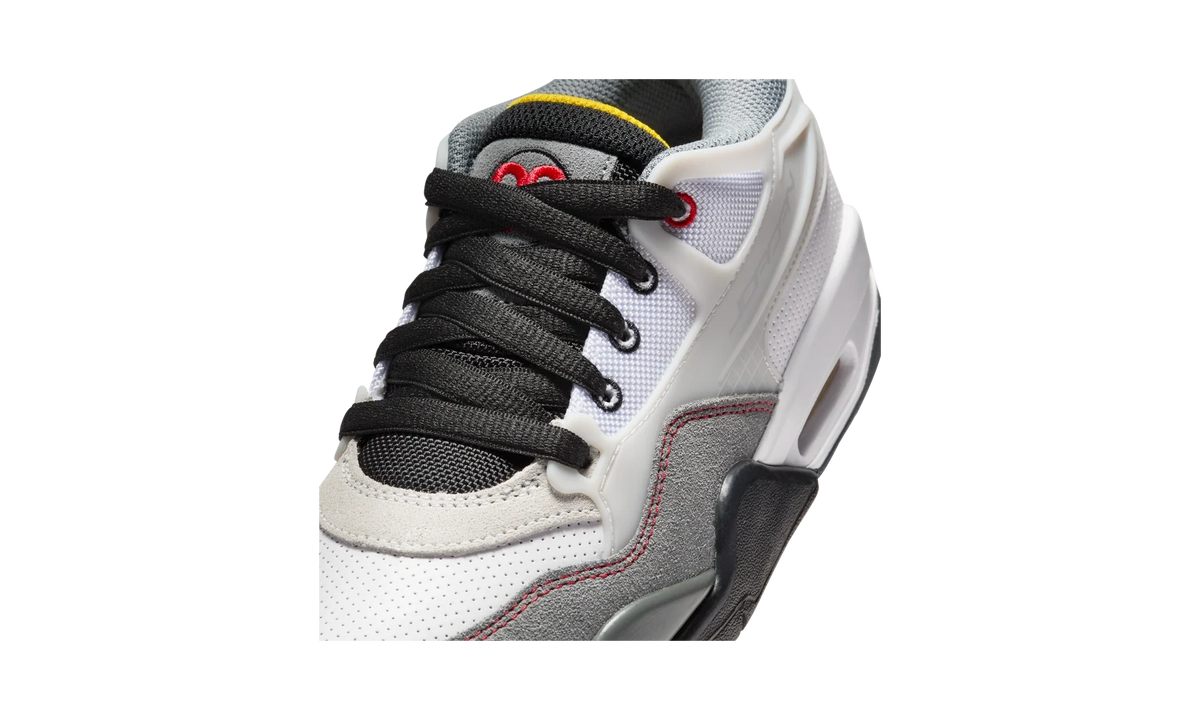 Air Jordan 4 RM Premium White Black Smoke Grey Fire Red