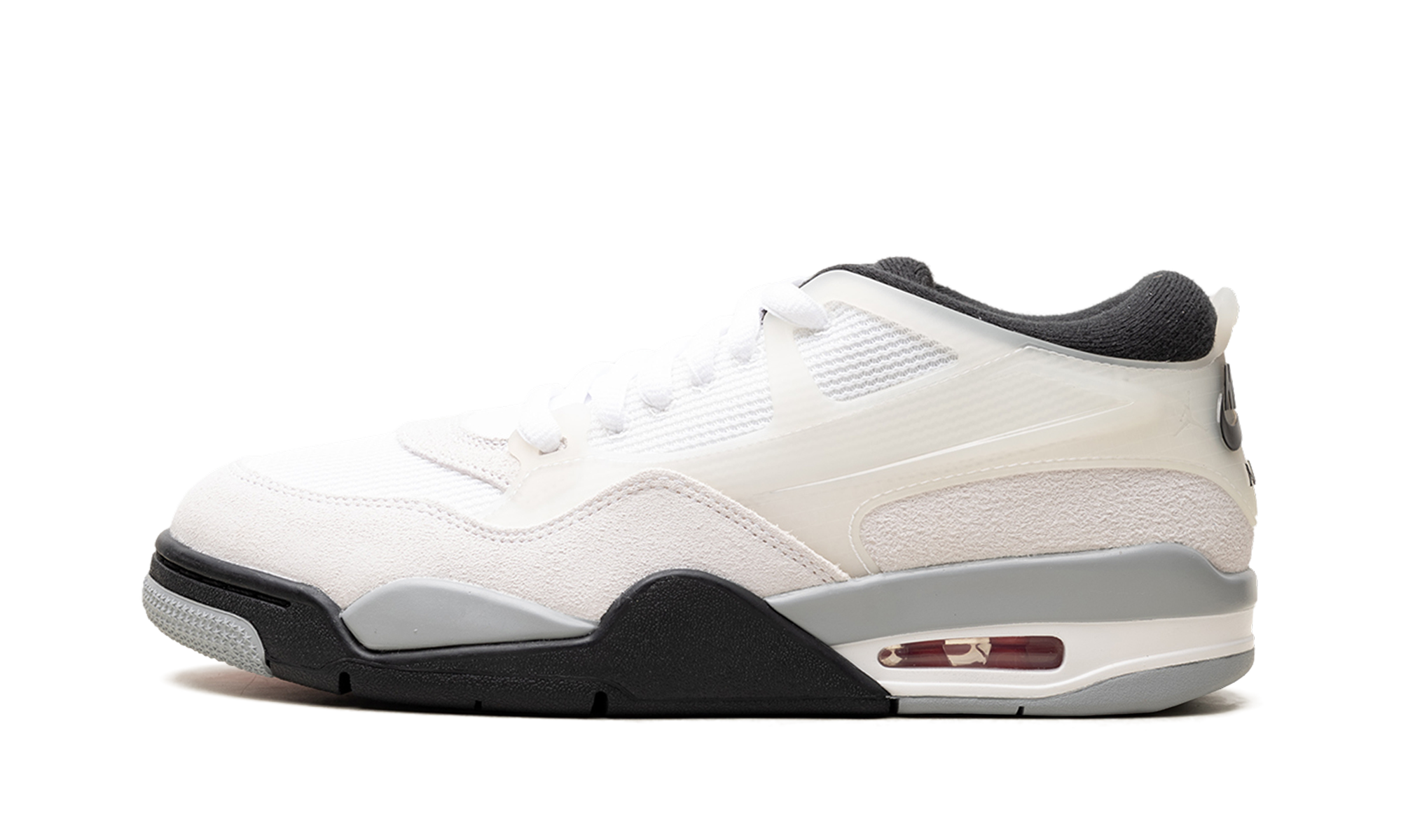 Air Jordan 4 RM White Light Smoke Grey Black