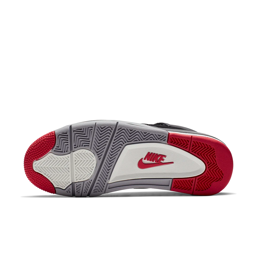 Air Jordan 4 Retro Bred (2019), Black/Fire Red-Cement Grey-Summit White (308497-060 / 408452-060)