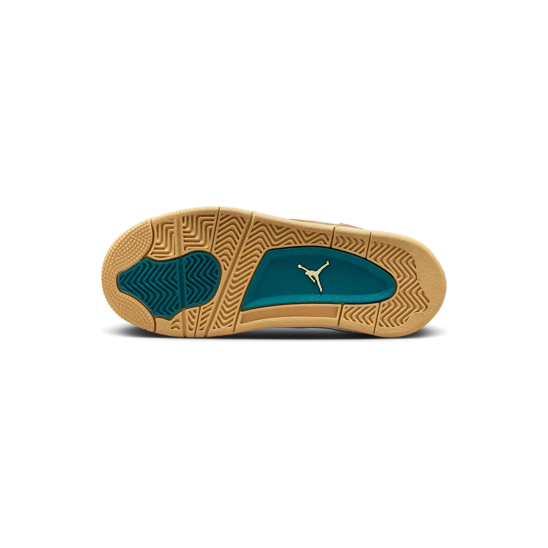 Air Jordan 4 Retro Cacao Wow (PS), Cacao Wow/Geode Teal/Ale Brown/Twine/Sail/Luminous Green (FB2213-200)