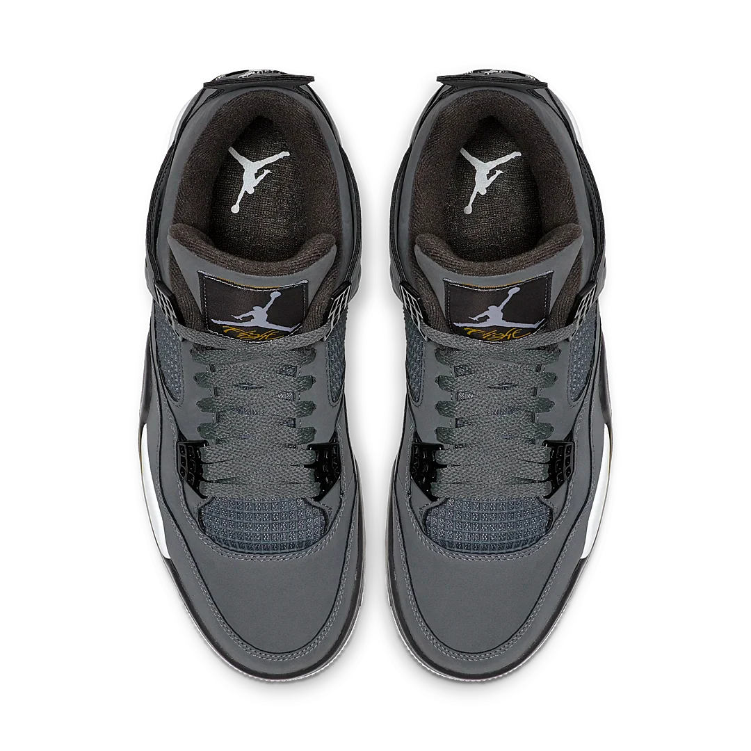 Air Jordan 4 Retro Cool Grey (2019), Cool Grey/Chrome-Dark Charcoal-Varsity Maize (308497-007 / 408452-007)