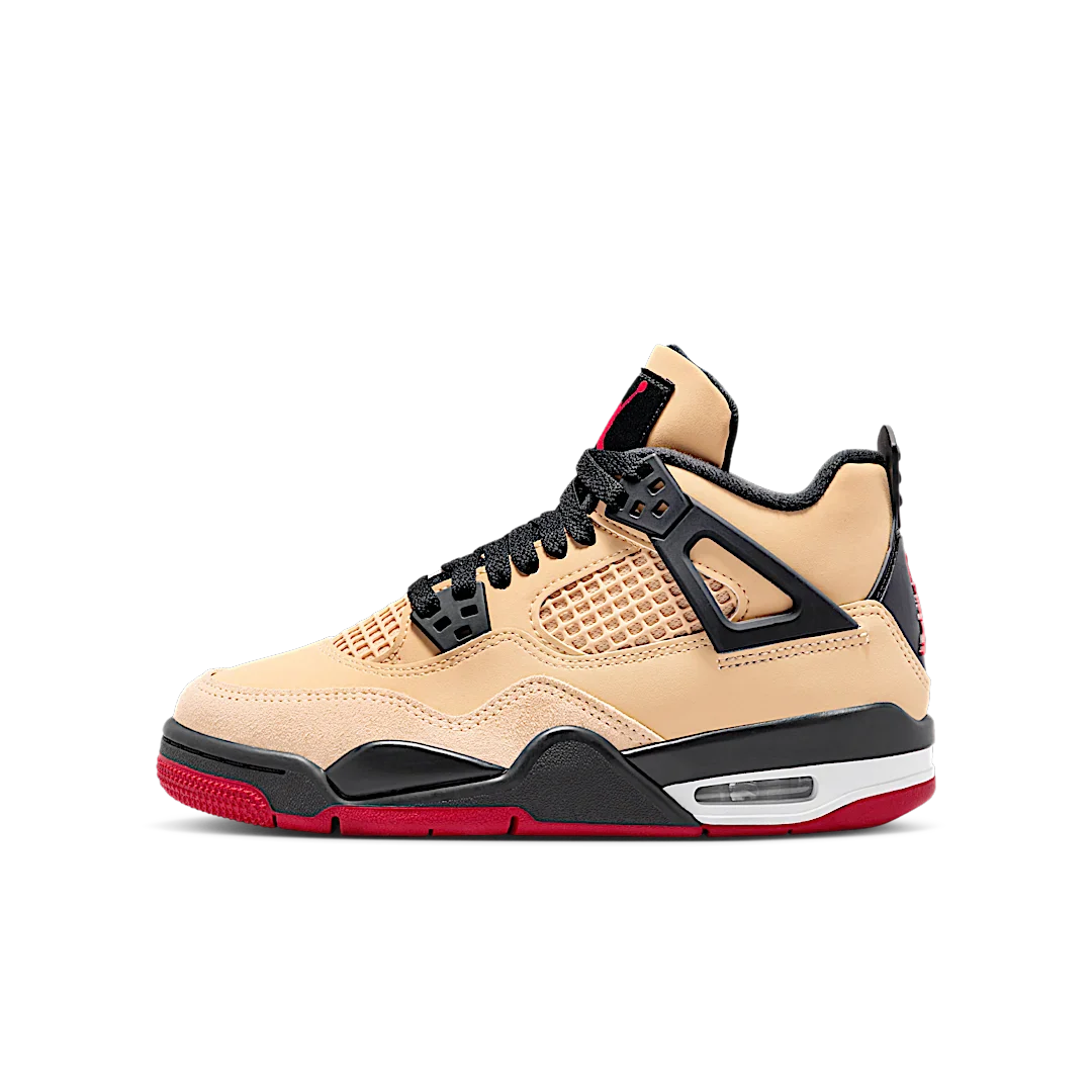 Air Jordan 4 Retro Pizza, Fire Red/Sesame/White/Starfish (IH2094-200)