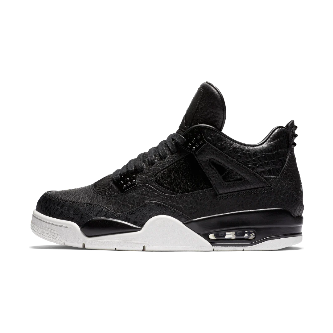 Air Jordan 4 Retro Pony Hair Black, Black/Sail-Black (819139-010)
