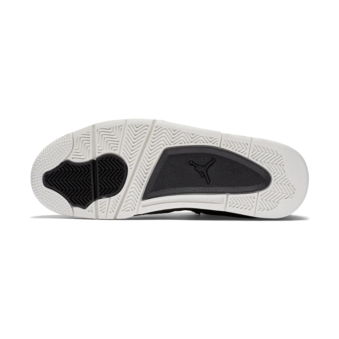 Air Jordan 4 Retro Pony Hair Black, Black/Sail-Black (819139-010)