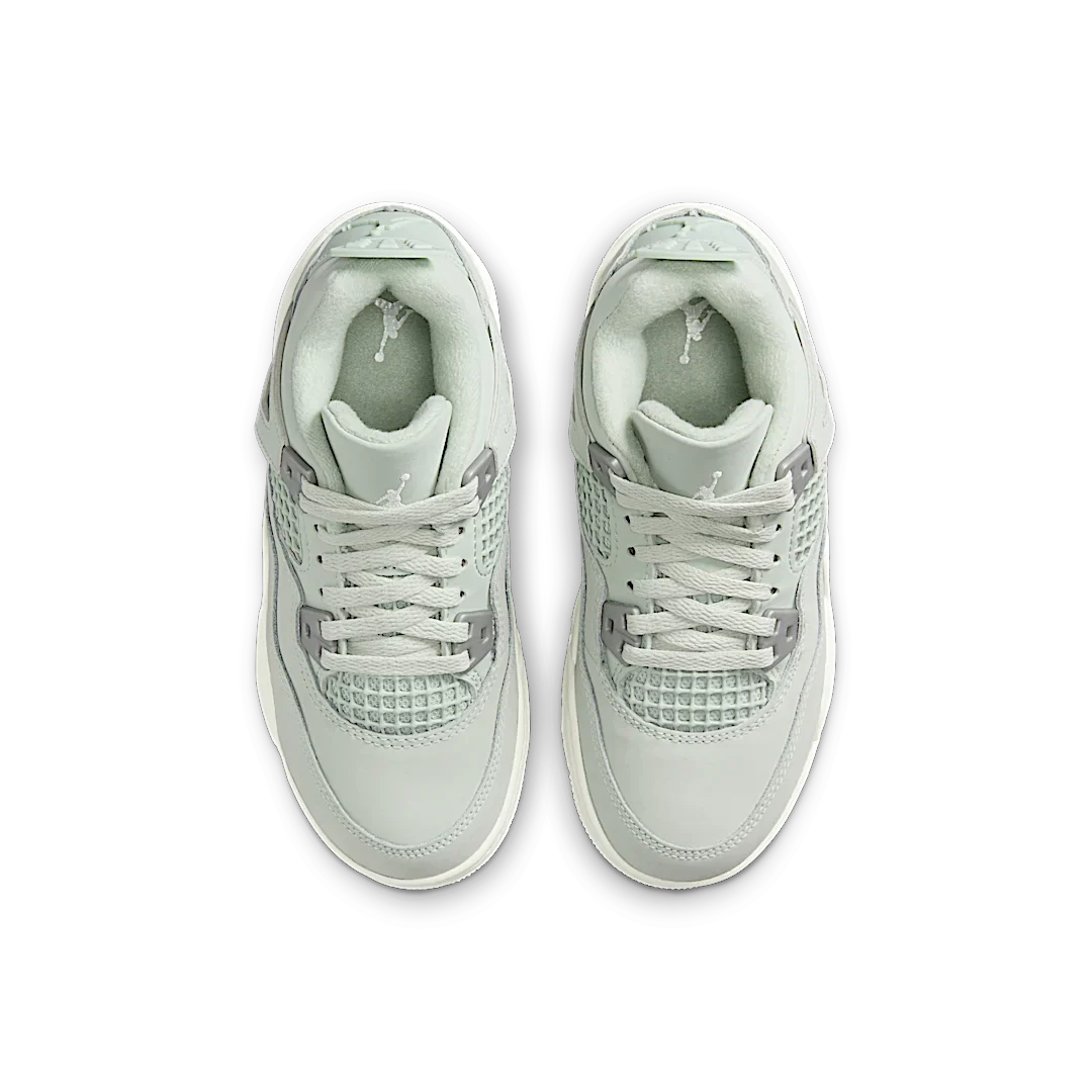 Air Jordan 4 Retro Seafoam Sail (PS), Seafoam/Sail/Metallic Silver (HV4385-003)