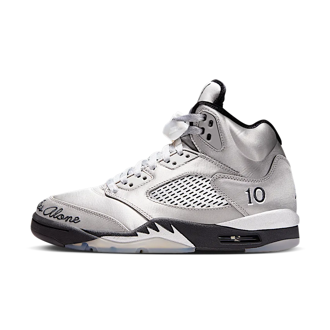 Air Jordan 5 Retro Wings (2025), Medium Grey/Black/Metallic Silver (IO2038-001)