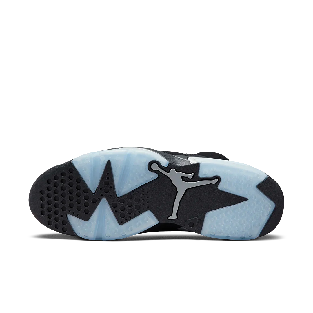 Air Jordan 6 Retro Chrome, Black/Black/Metallic Silver (DX2836-001 / DX2835-001)