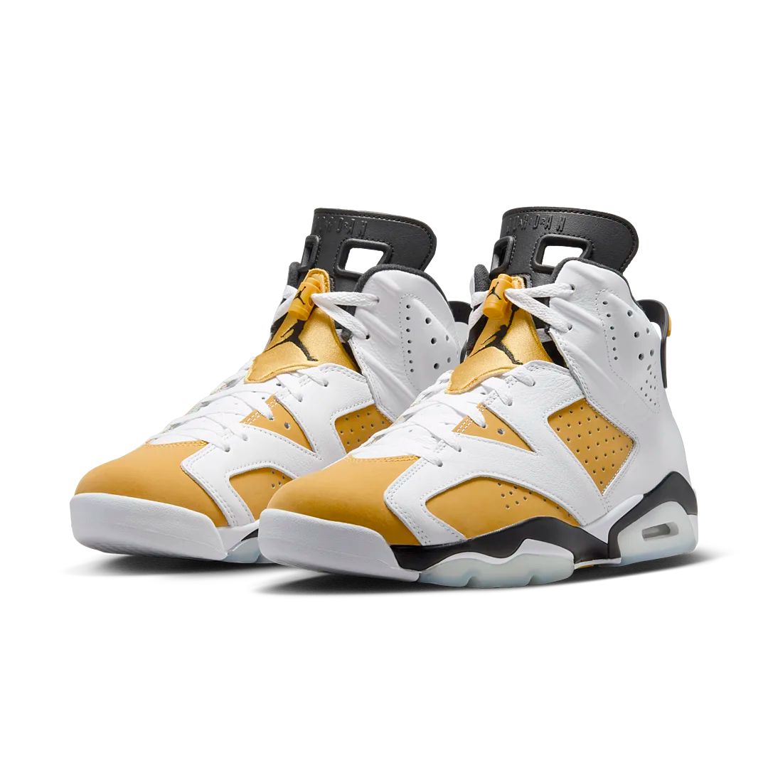Air Jordan 6 Retro Yellow Ochre, White/Yellow Ochre-Black (CT8529-170 / 384665-170)