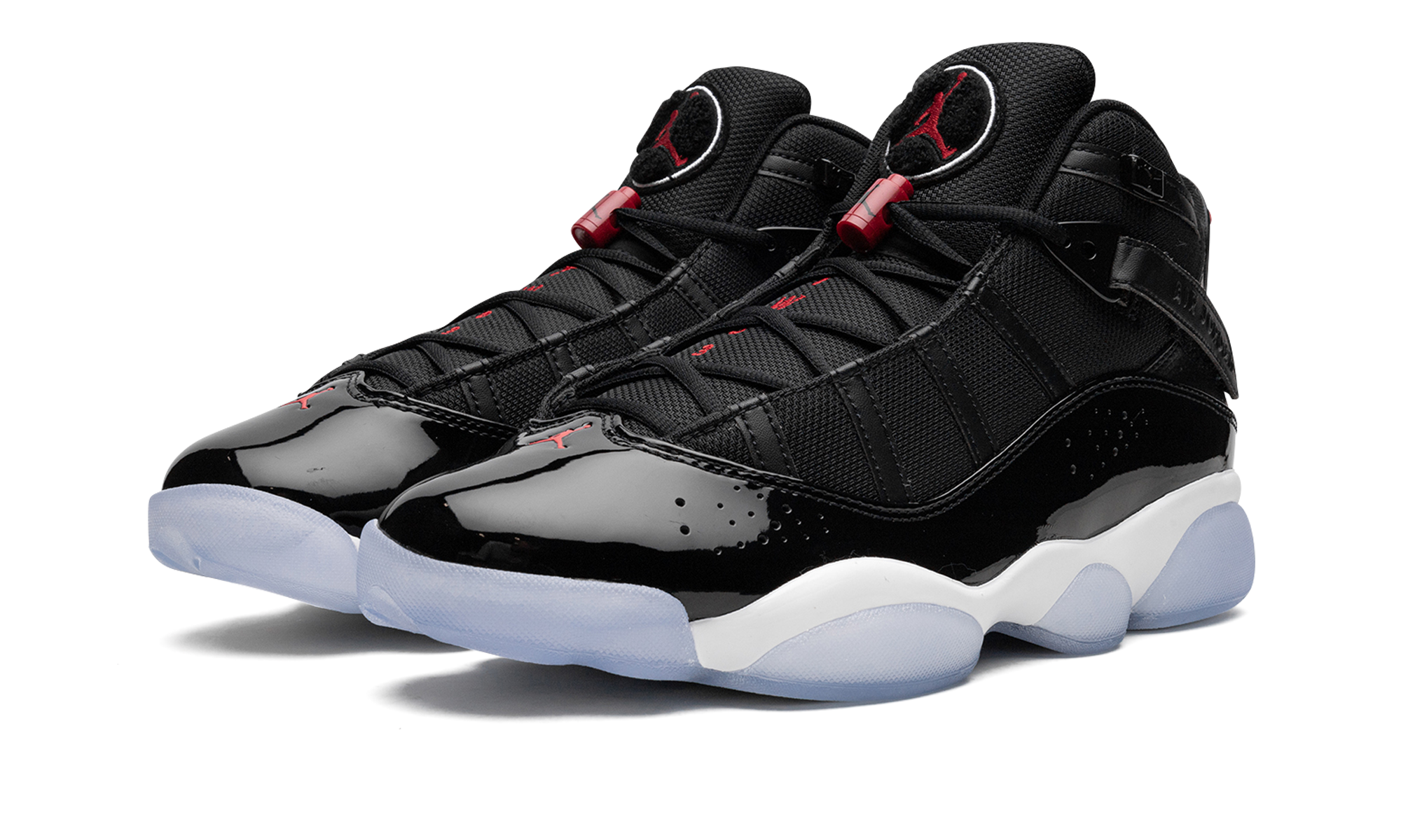 Air Jordan 6 Rings Black Gym Red