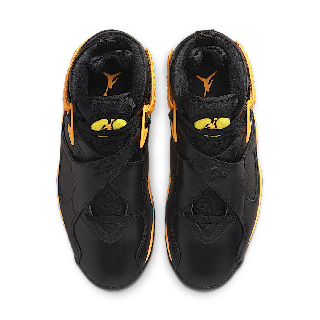 Air Jordan 8 Retro Taxi Yellow Black, Black/Taxi-Opti Yellow (CI1236-007)