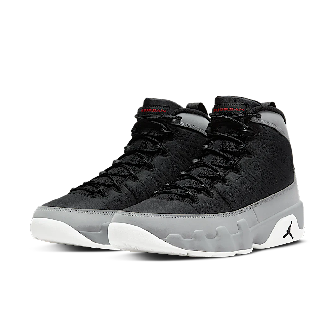 Air Jordan 9 Retro Particle Grey, Black/University Red/Particle Grey/White (CT8019-060)