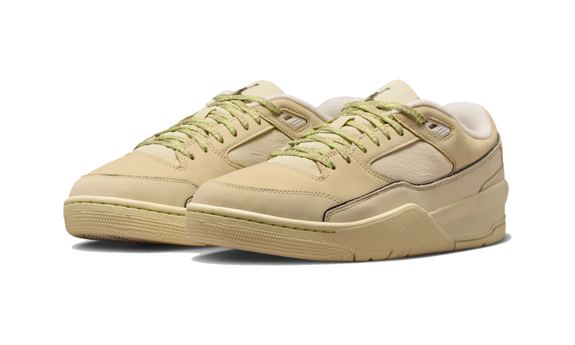 Air Jordan Flight Court Light Khaki Lemon Twist