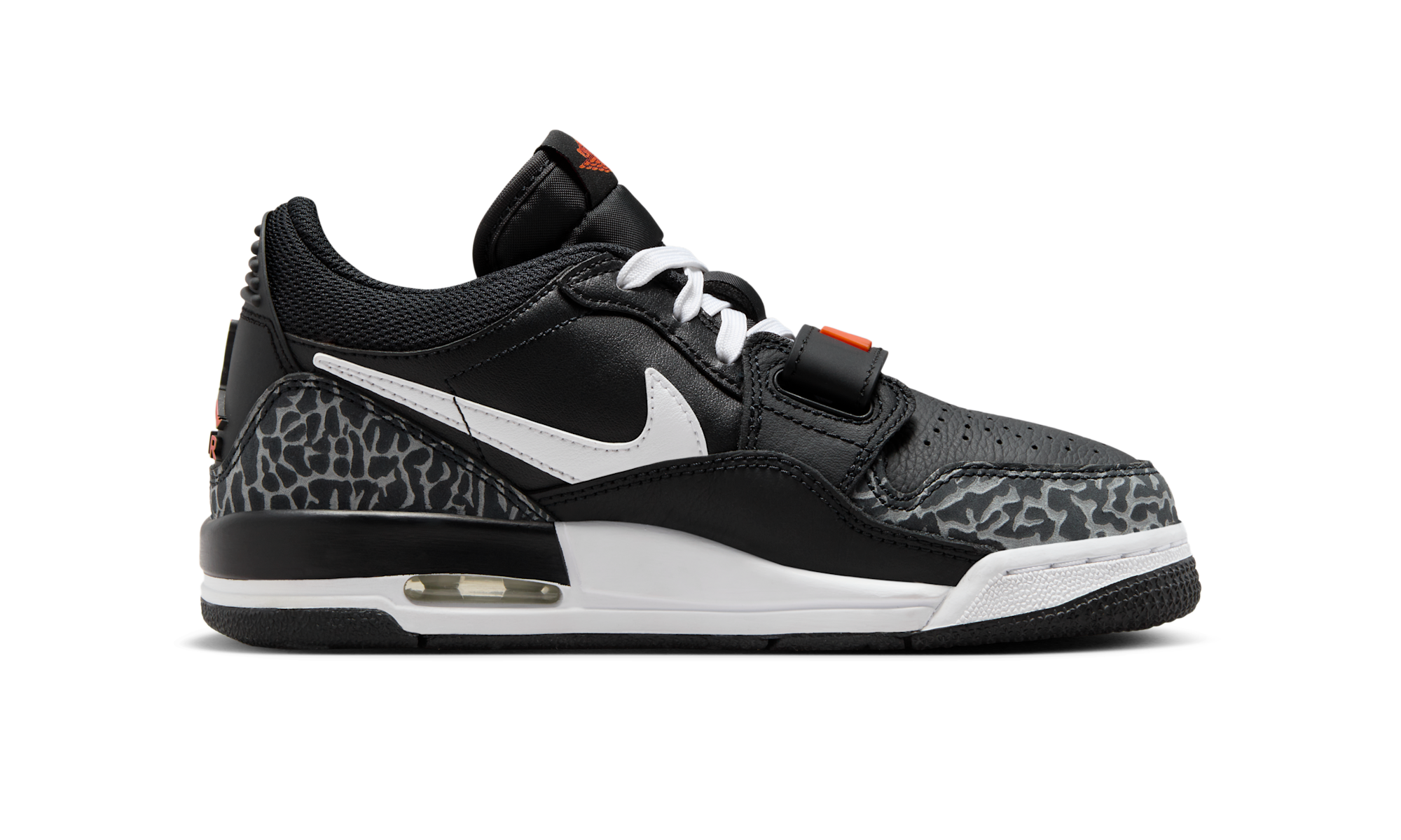 Air Jordan Legacy 312 Low Black White Safety Orange