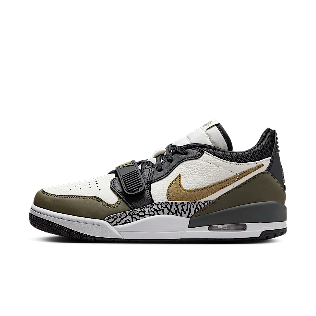Air Jordan Legacy 312 Low Sail Black Medium Olive, Sail/Black/Wolf Grey/Medium Olive (CD7069-120)