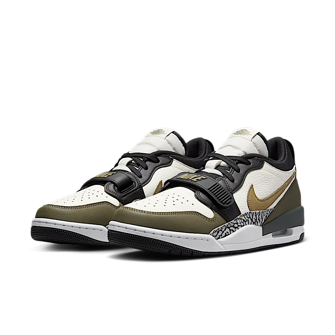 Air Jordan Legacy 312 Low Sail Black Medium Olive, Sail/Black/Wolf Grey/Medium Olive (CD7069-120)