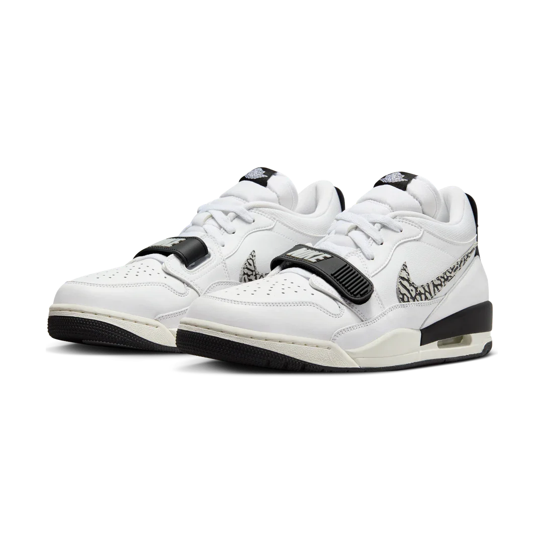 Air Jordan Legacy 312 Low White Black Elephant Swoosh, Phantom/Coconut Milk/Amber Brown/Star Blue (CD7069-110)