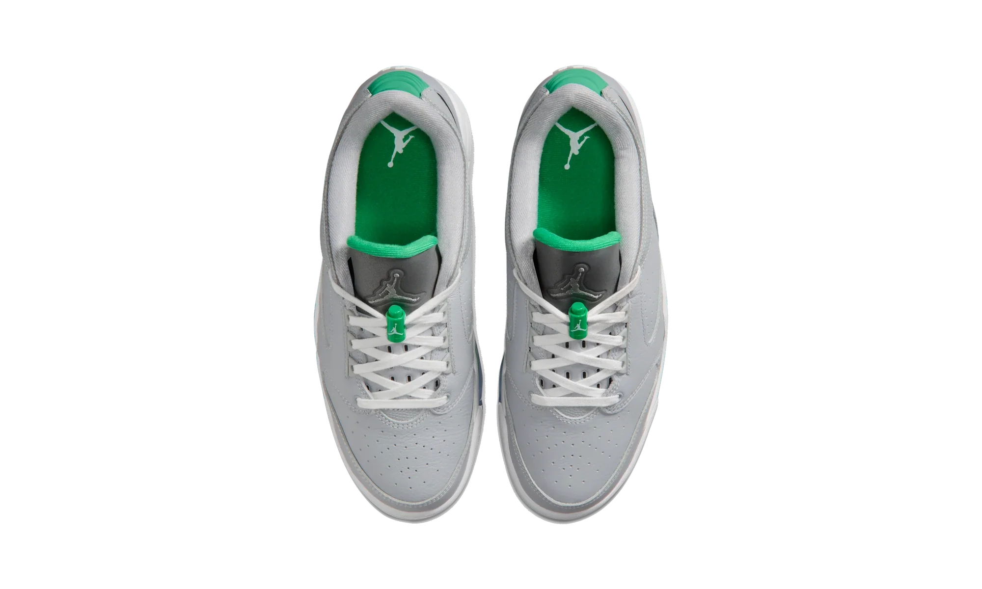 Air Jordan Sixty Plus Low Wolf Grey Lucky Green
