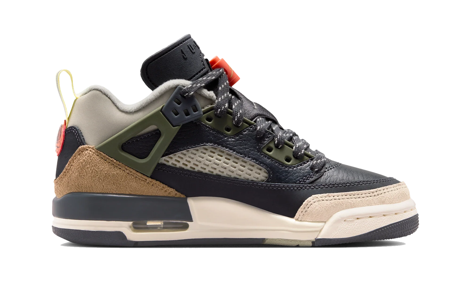 Air Jordan Spizike Low Anthracite Mango Cargo Khaki