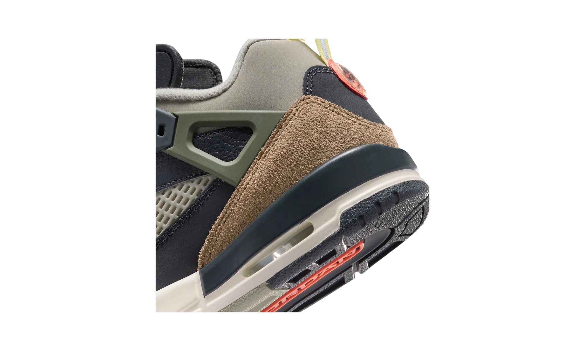 Air Jordan Spizike Low Anthracite Mango Cargo Khaki