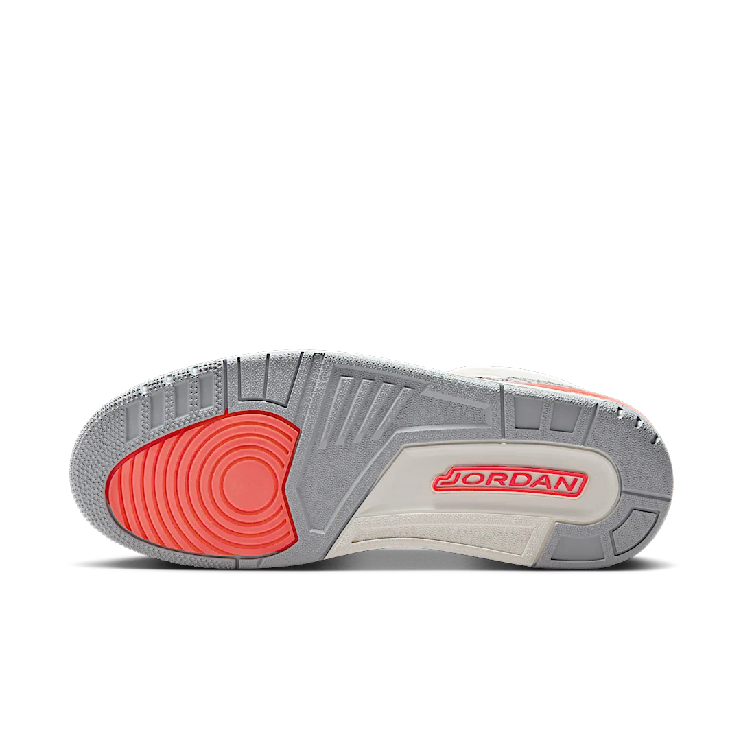 Air Jordan Spizike Low PSG Paris Saint-Germain Sail Infrared, Sail/Wolf Grey/Cement Grey/Infrared 23 (HF8827-100)