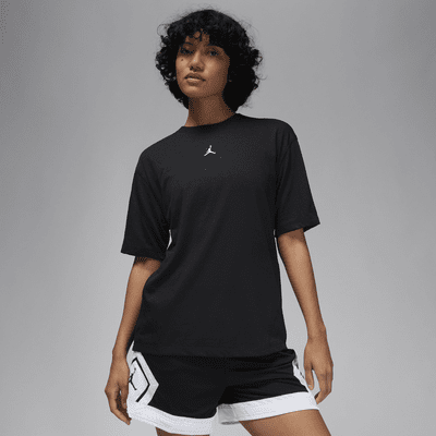 Air Jordan Sport Diamond Short-Sleeve Top Black/White