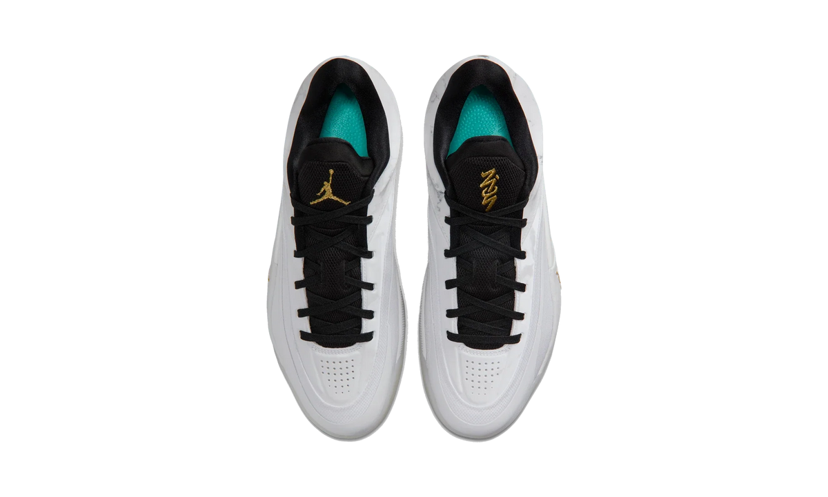Air Jordan Zion 4 White Metallic Gold