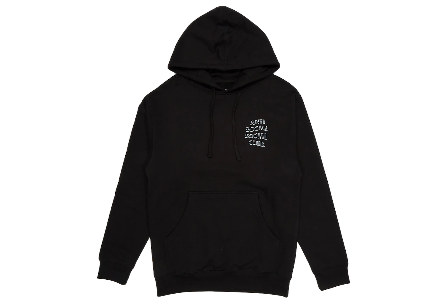 Anti Social Social Club Burnout Hoodie Black