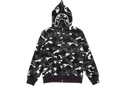 BAPE City Camo Shark Full Zip Hoodie White/Black
