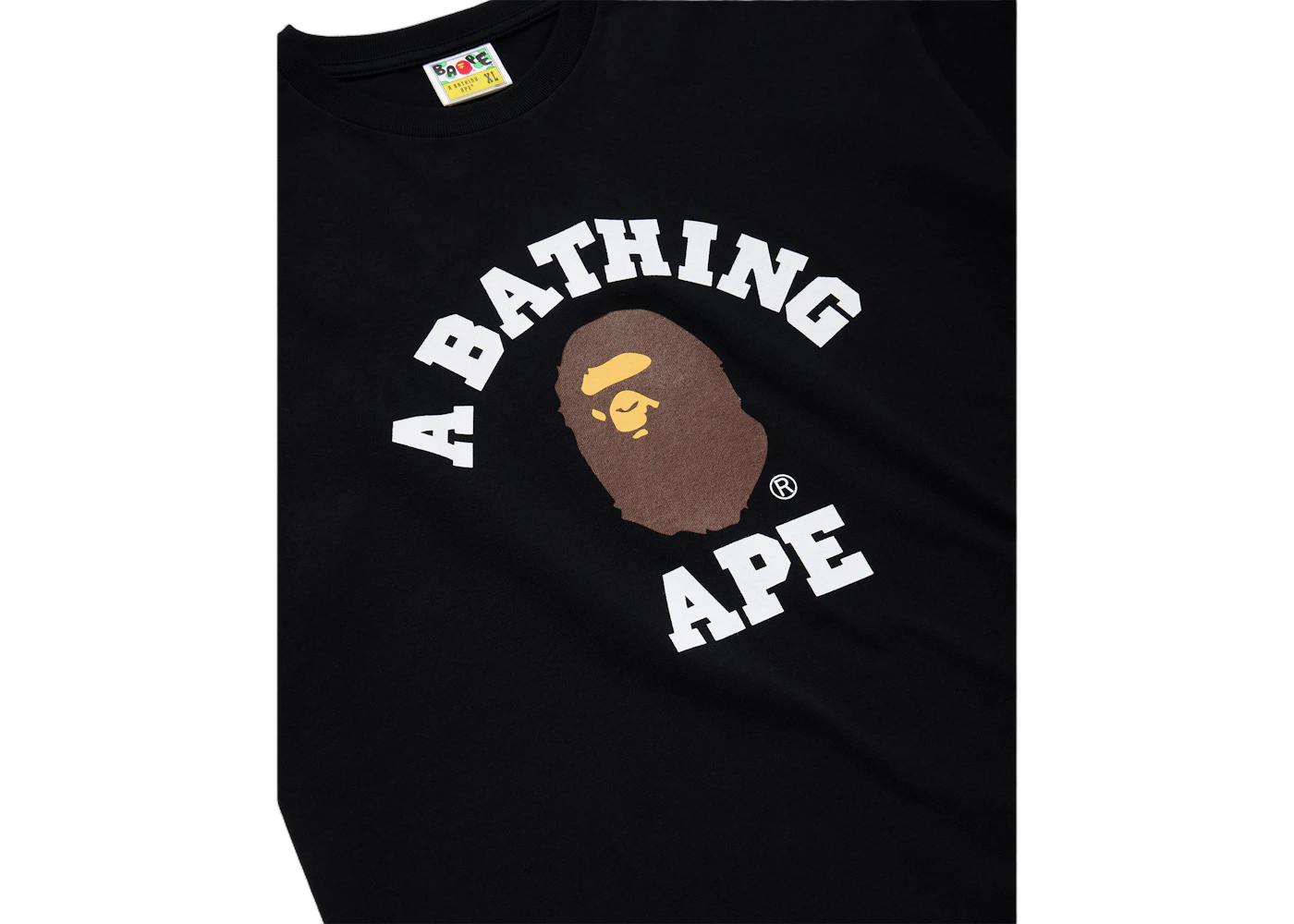 BAPE College Tee Black