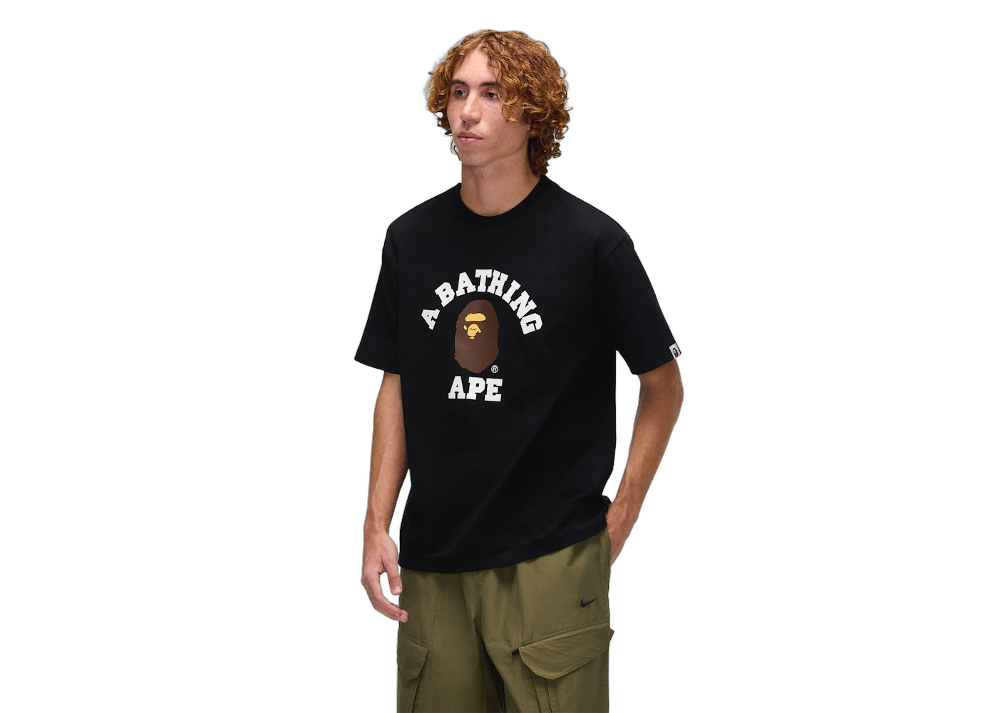 BAPE College Tee Black