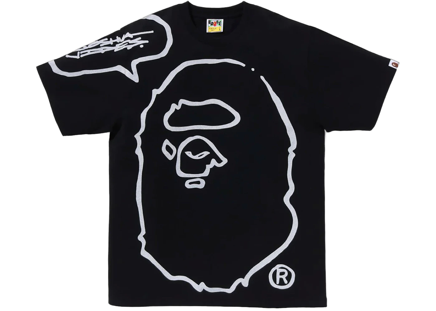 BAPE x Joshua Vides Ape Head Tee Black