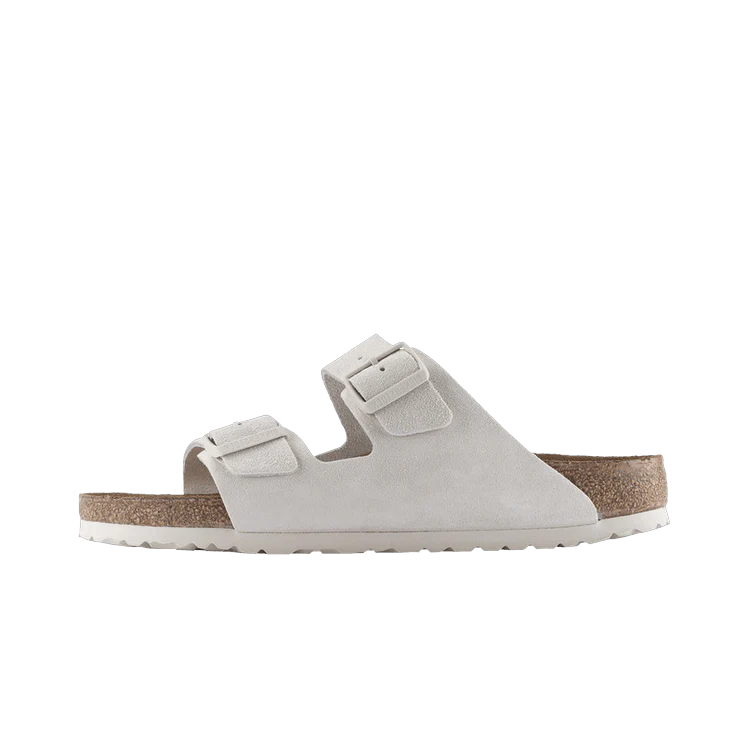 Birkenstock Arizona Soft Footbed Suede Antique White, Antique White (1024554)